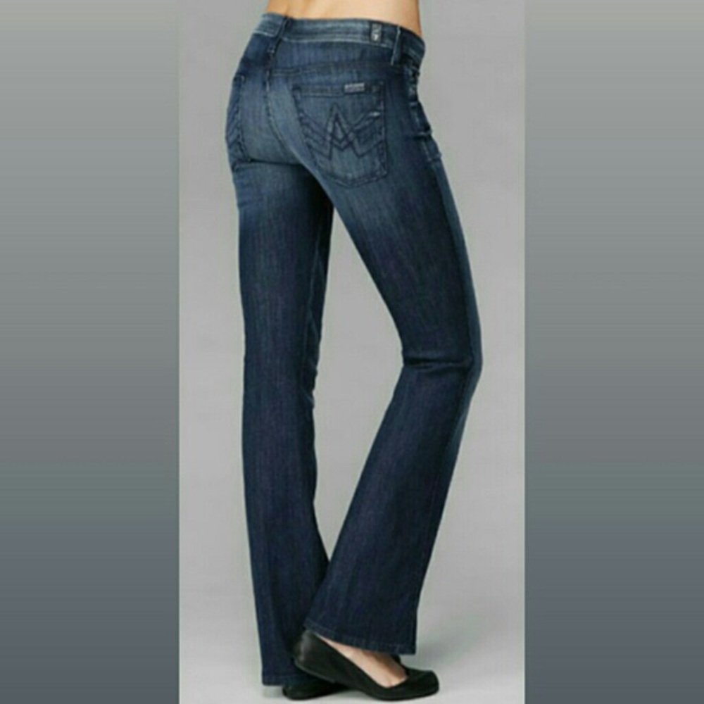 7 For All Mankind Lexie Petite Flare Jean